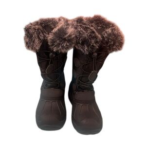 ICE FACE waterproof Ski Boots Black KIDS SIZE 2